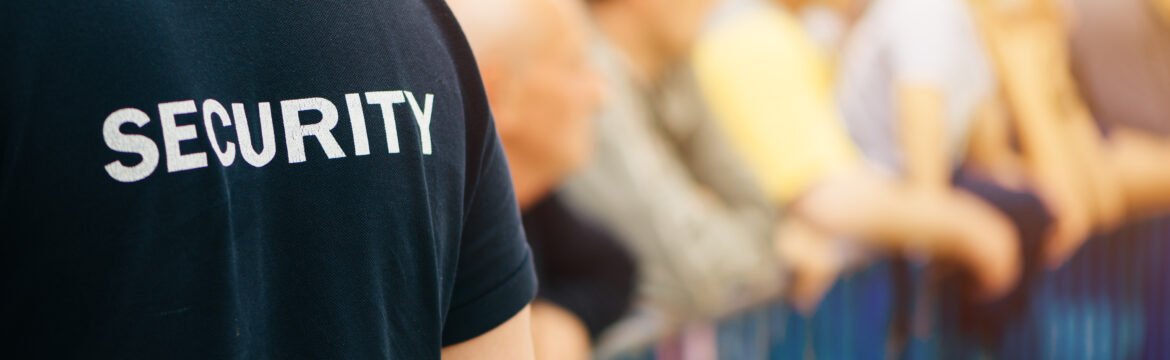 Armed Security Officer Securing Premises